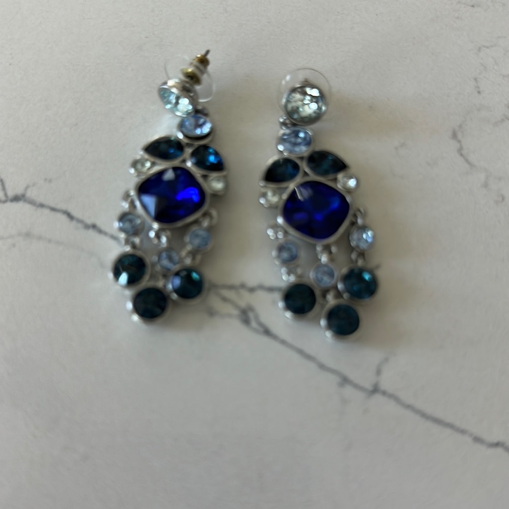 Givenchy multi blue pierced earrings